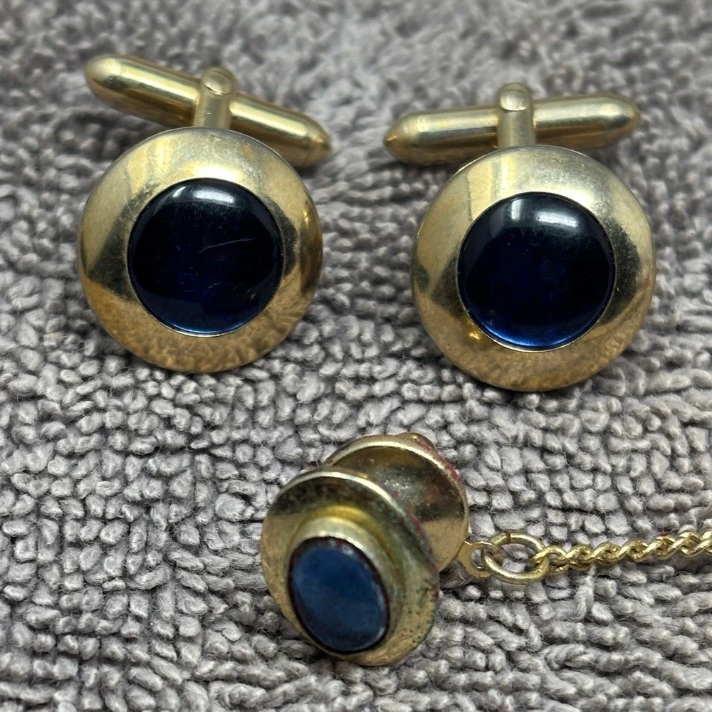 SWANK cufflinks tie